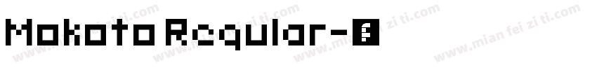 Mokoto Regular字体转换